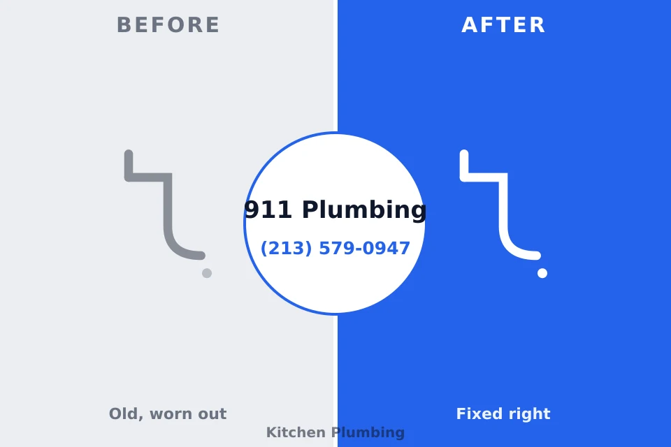 Before and after: plumbing repair Twinsburg Heights, OH